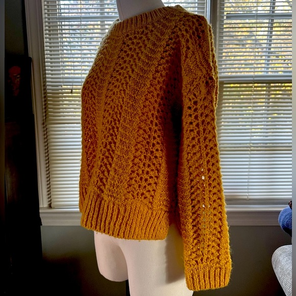 Madewell Pointelle Open Knit Sweater - Picture 3 of 6